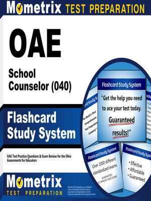 cover image of OAE School Counselor (040) Flashcard Study System